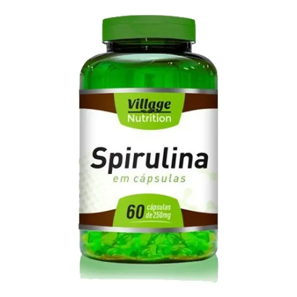 Spirulina 1,1g 60cps Vila Ervas .