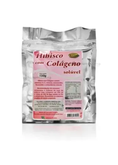 Hibisco Com Colágeno Solúvel Vila Ervas 150g
