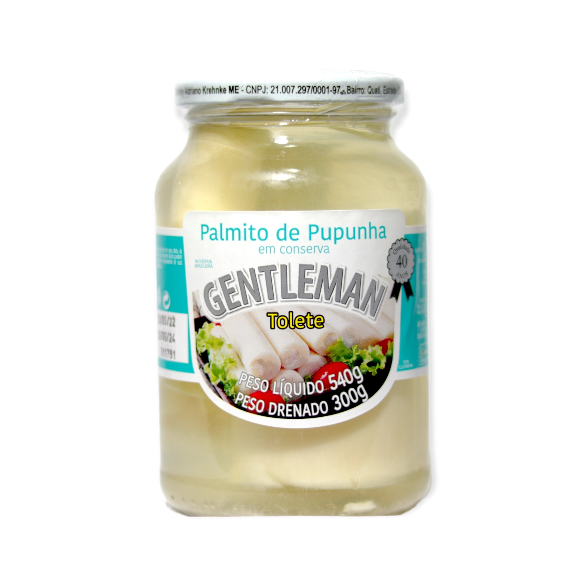 Palmito Gentleman Unt. Pupunha Rs