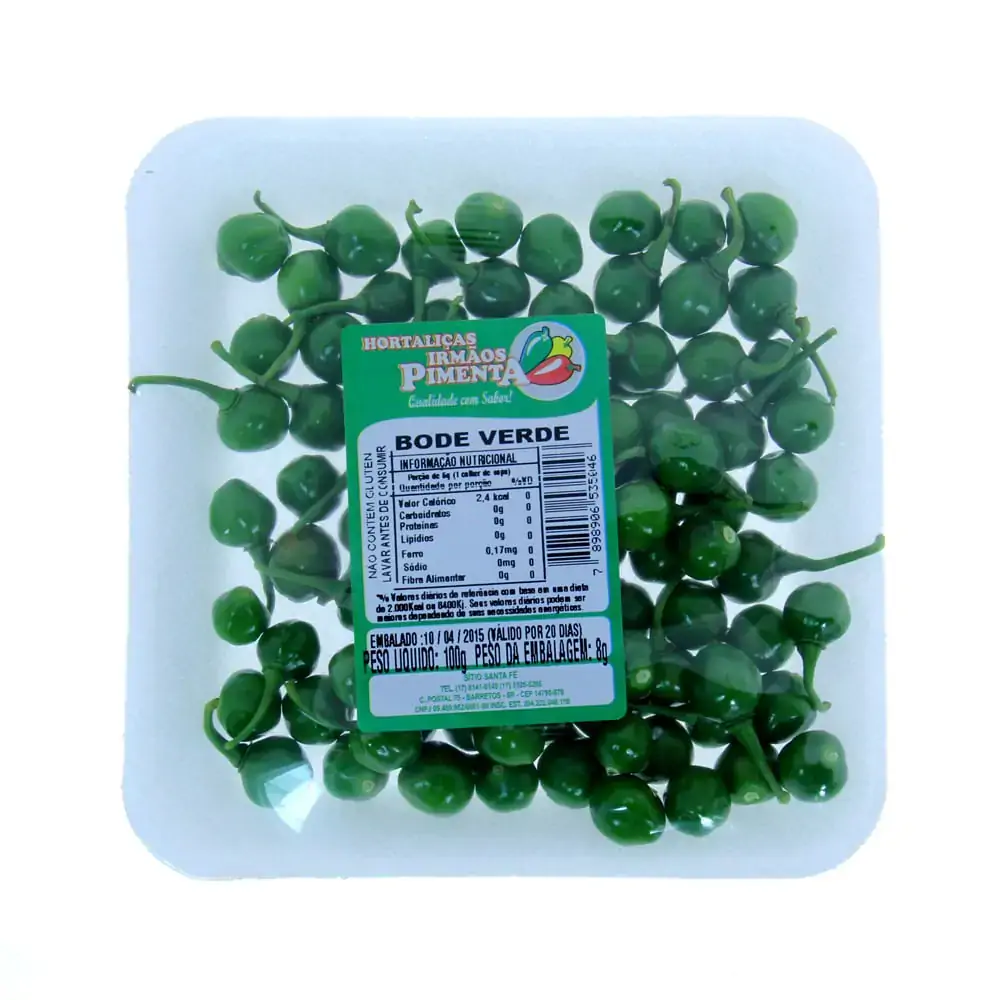 Pimenta Bode Verde Band 100 Gr