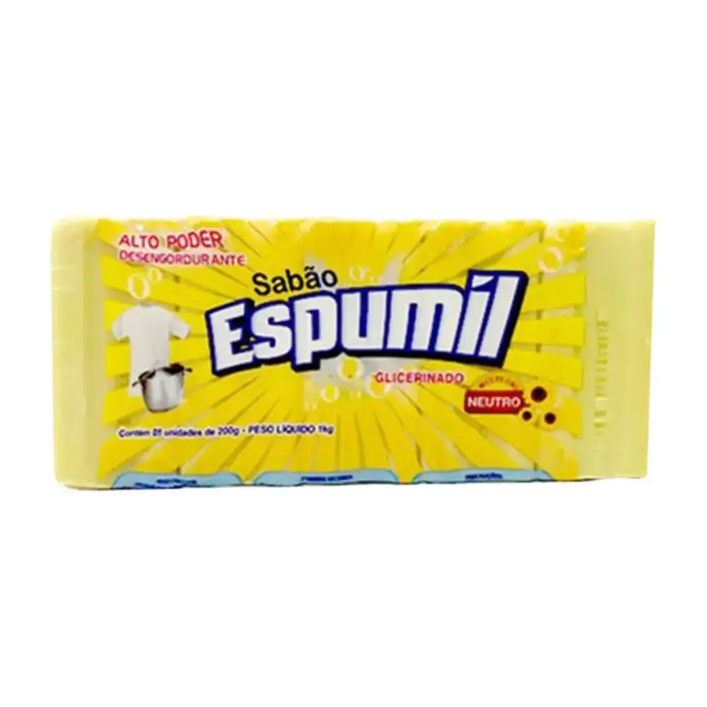 Sabao Espumil C/5 Neutro Glicerinando