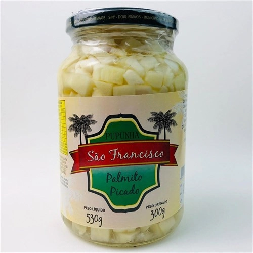 Palmito Sao Francisco Pupunha Picado 300g