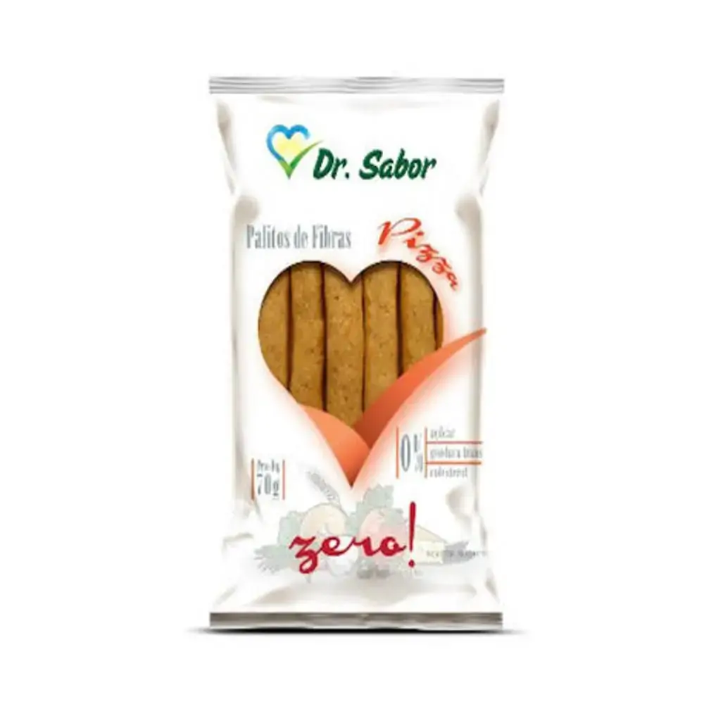 Dr Sabor Palitos De Fibras Pizza 70g