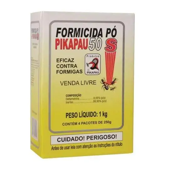 Formicida Pikapau Em Pó Rosa