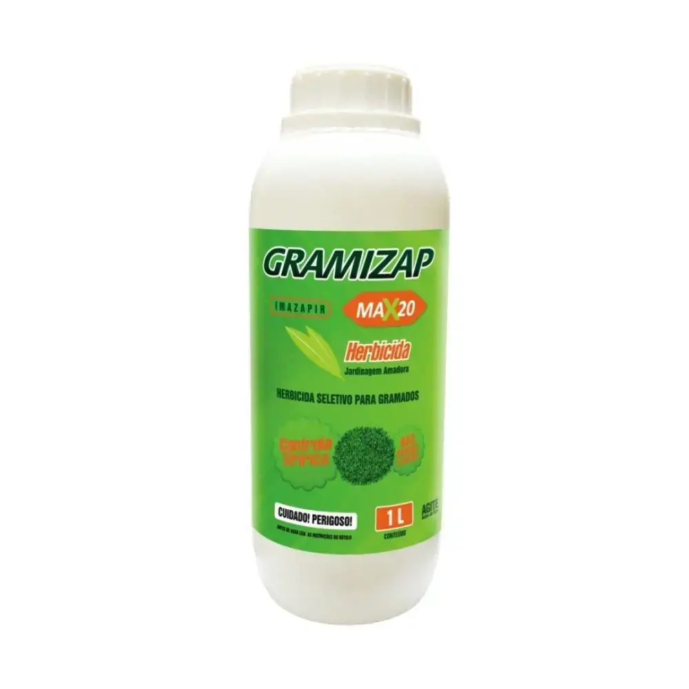 Gramizap Herbicida Imazapir Max20 Citromax Embalagem 1litro
