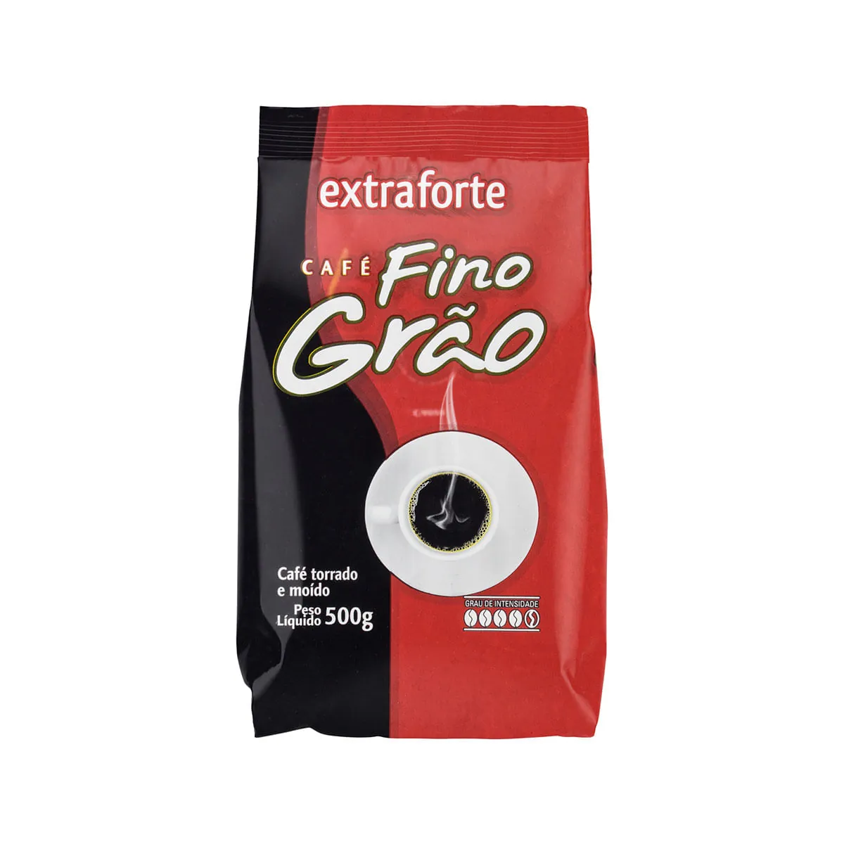 Café Torrado E Moído Extraforte Fino Grão Pacote 500g