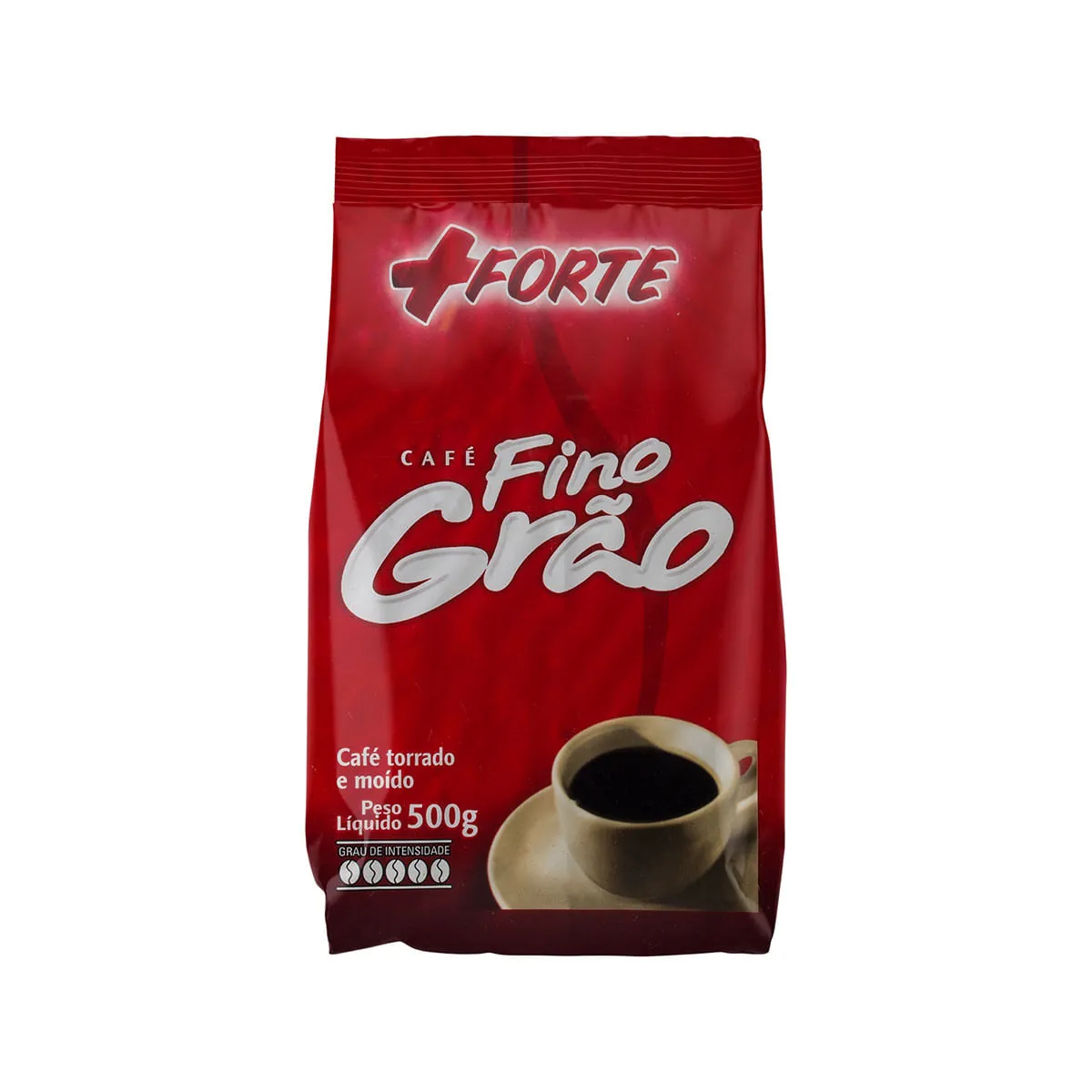 Café Torrado E Moído Forte Fino Grão Pacote 500g