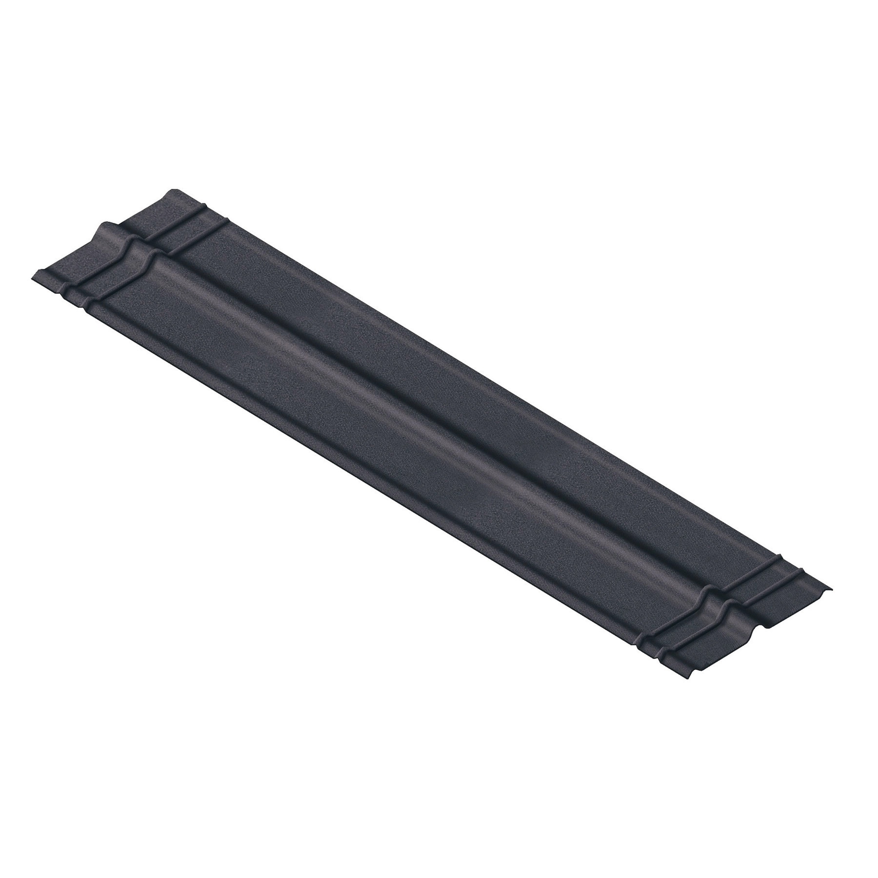 Cumeeira Fibra Vegetal 48x200cm 3mm Preto Onduline