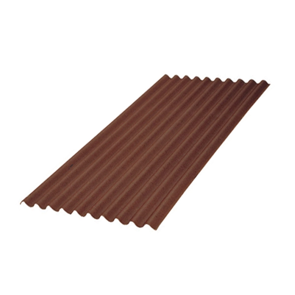 Telha Ecológica Clássica Acetinada Marrom 95x200cm Onduline