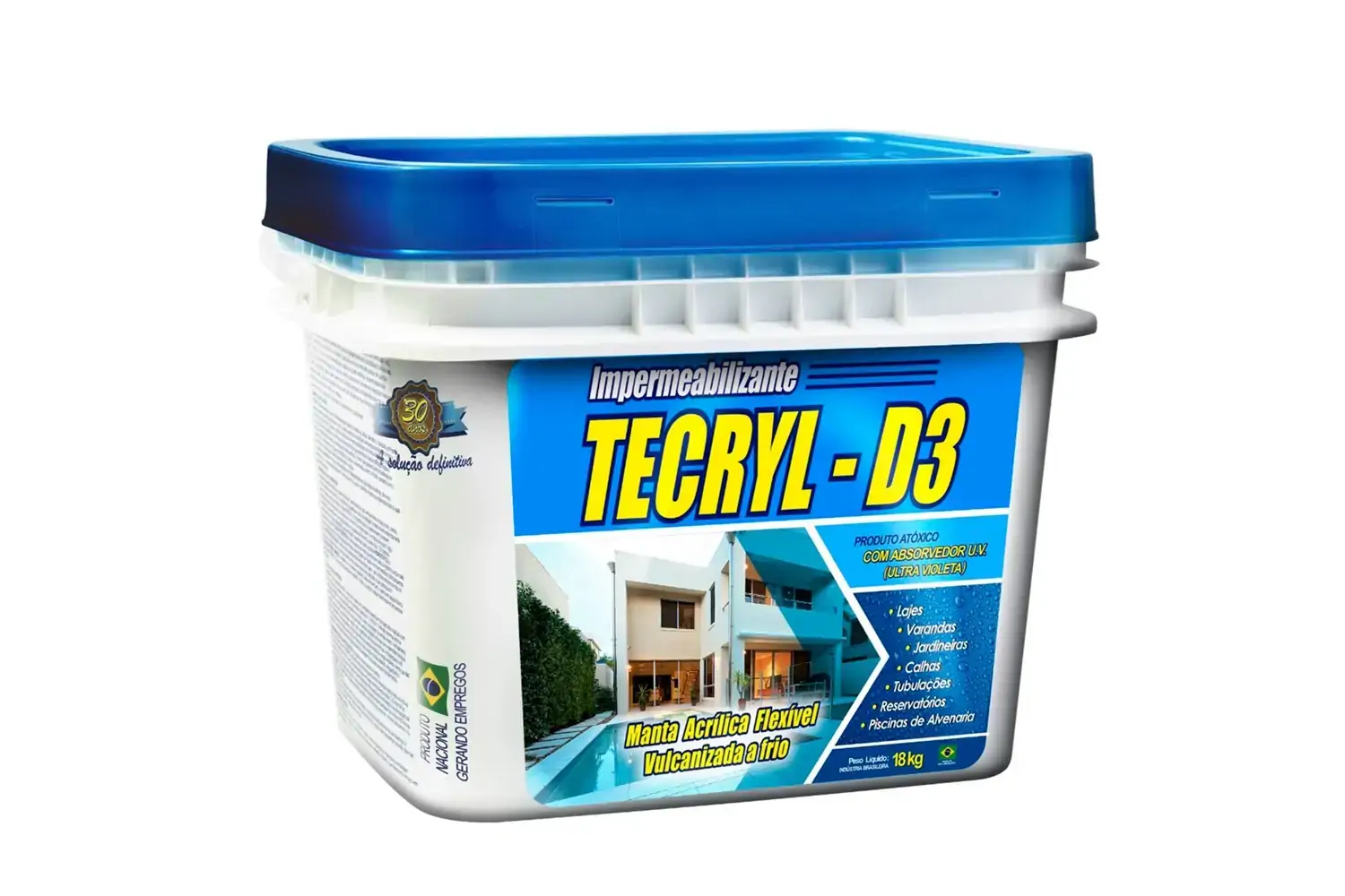 Tecryl D 3 Cinza 18 Kg