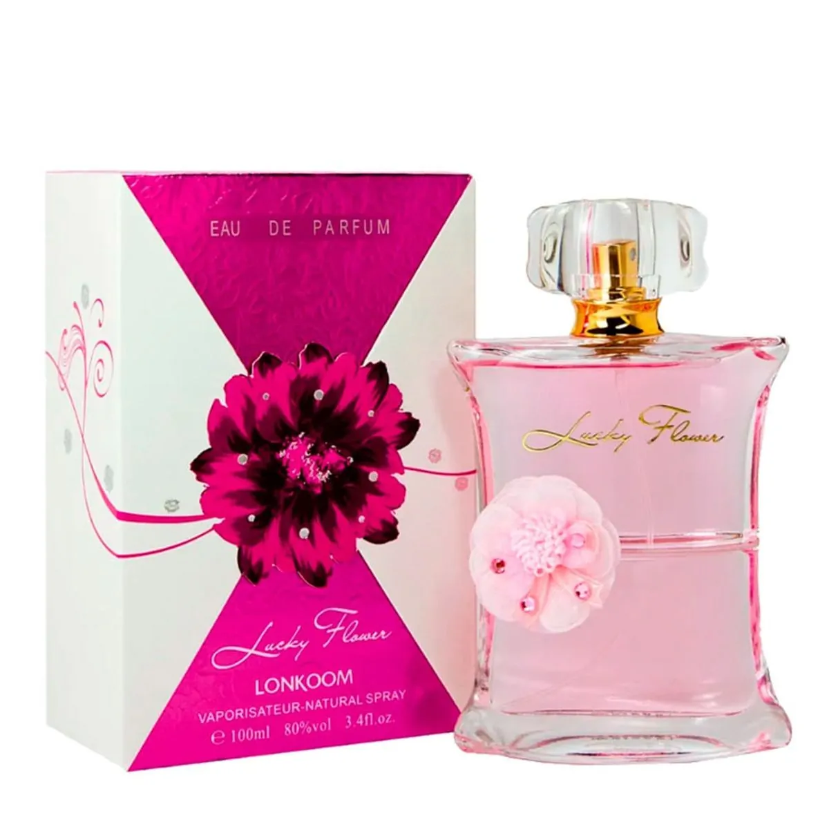 Perfume Feminino Lucky Flower De Lonkoom Eau De Pafum 100 ml