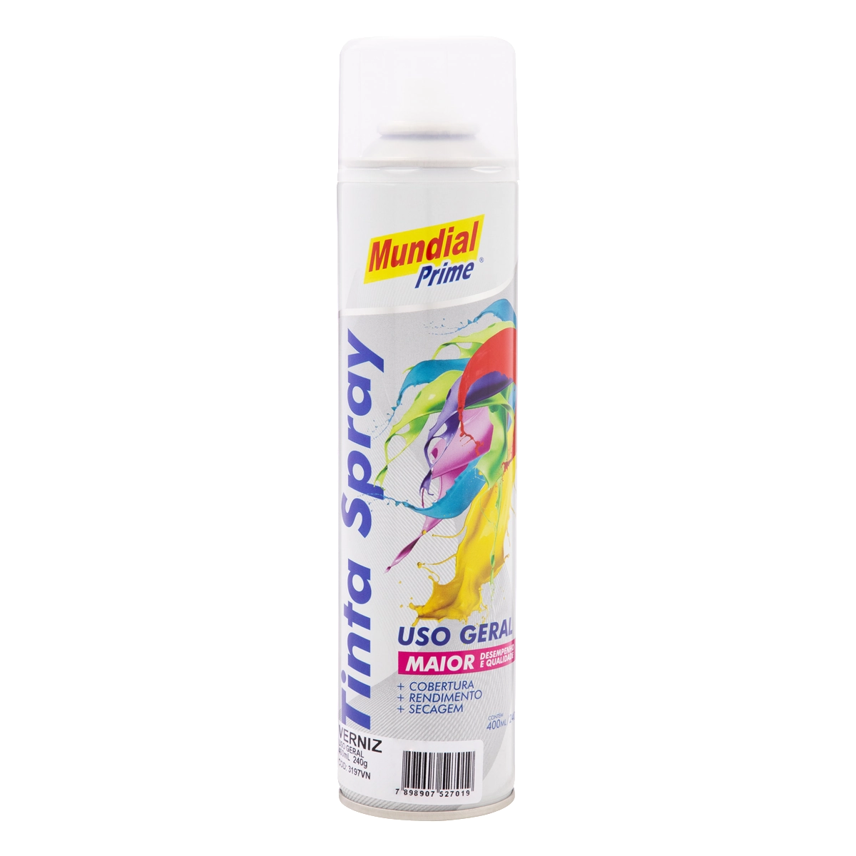 Verniz Spray Mundial Prime Lata 400ml