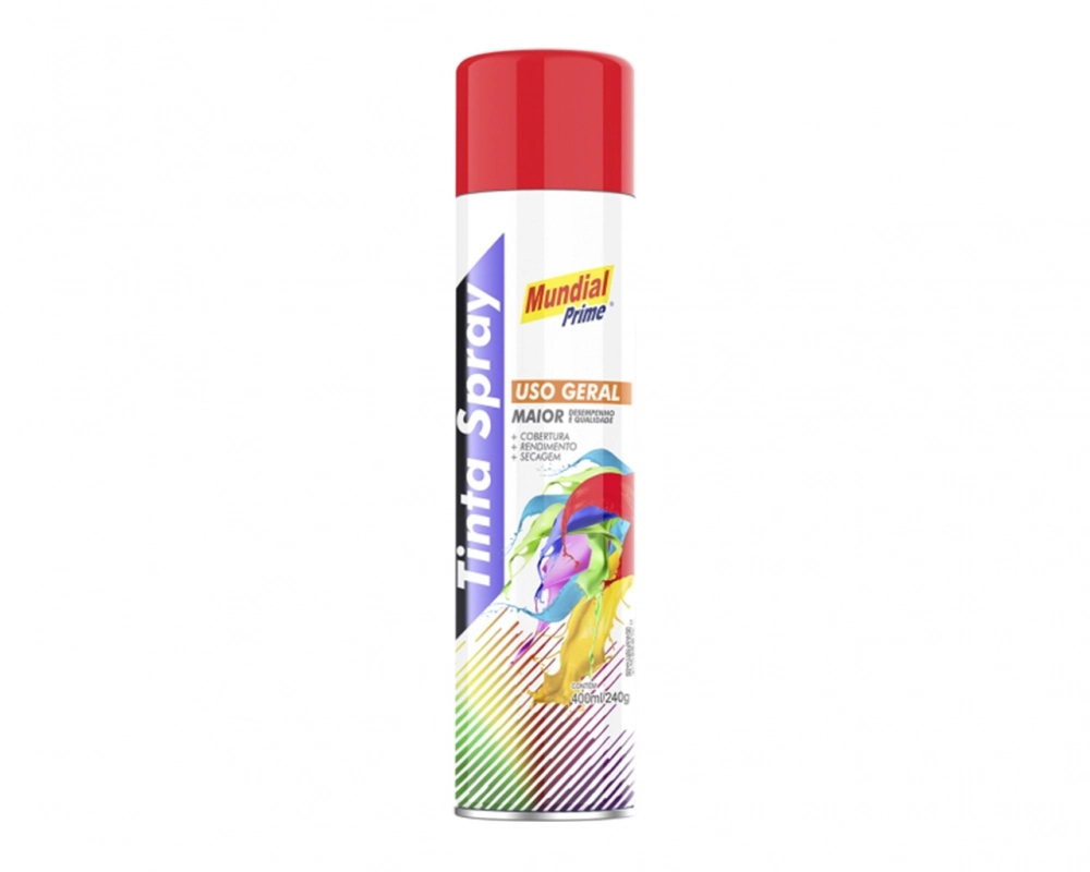 Tinta Spray Vermelho Mundial Prime