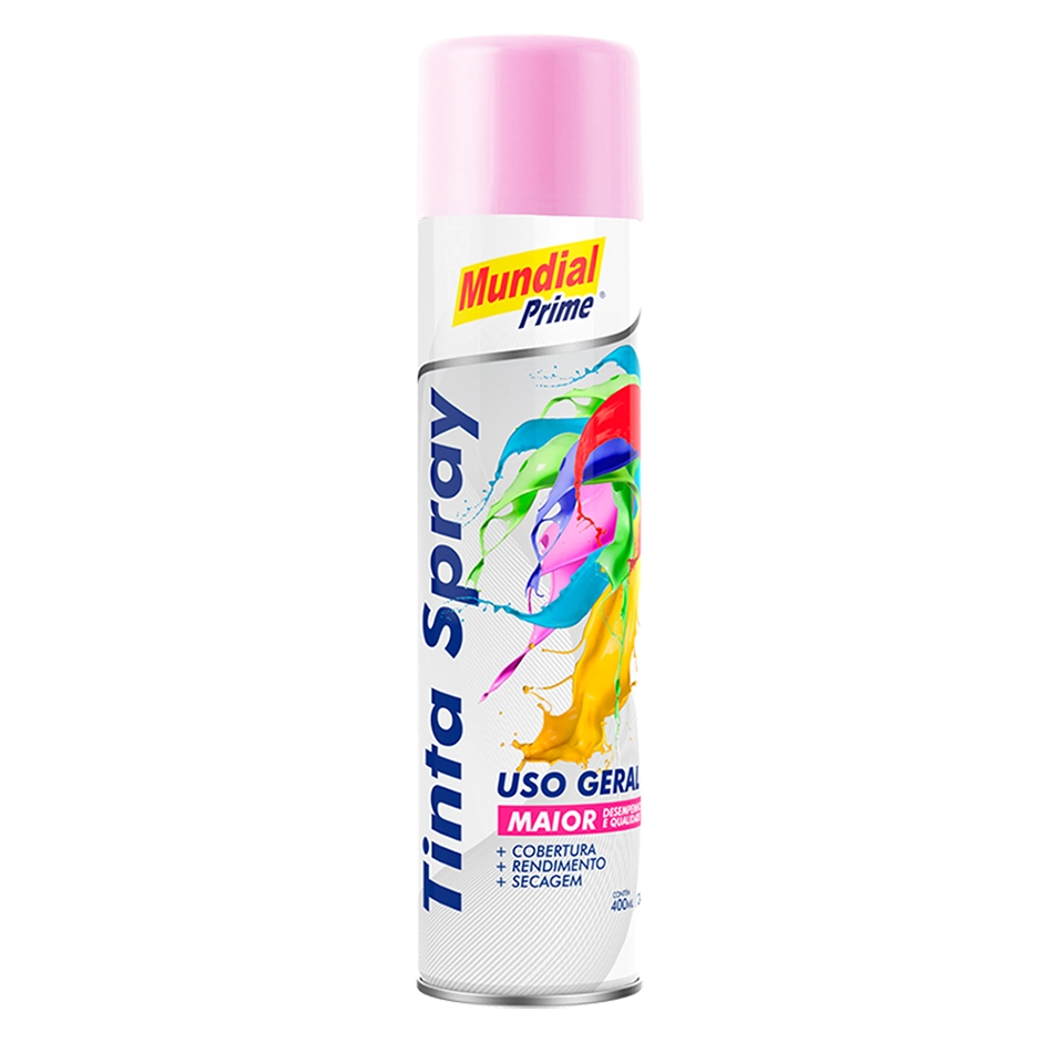 Tinta Spray 400ml Ug Rosa Mundial Prime
