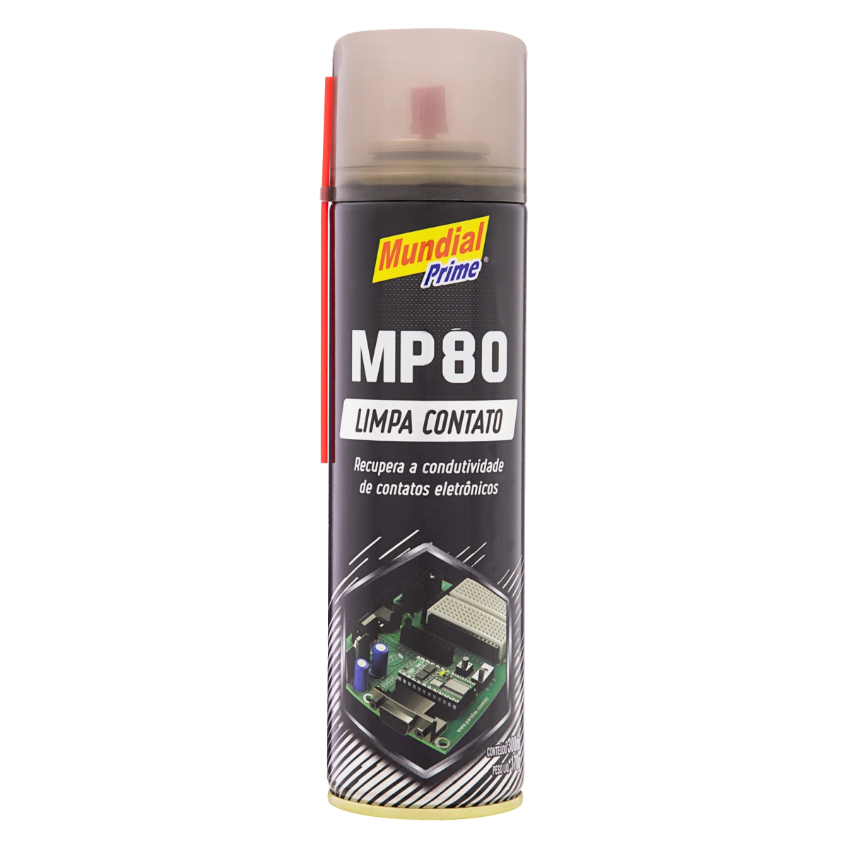 Limpa Contato Spray Mundial Prime Mp80 Frasco 300ml