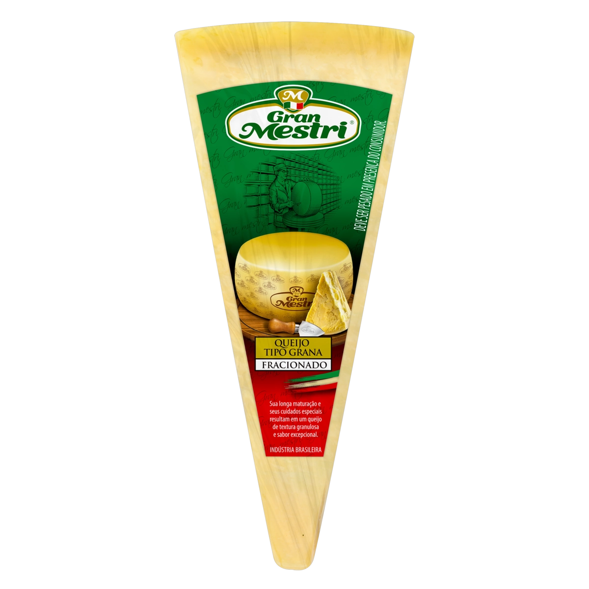 Queijo Grana Fracionado Gran Mestri