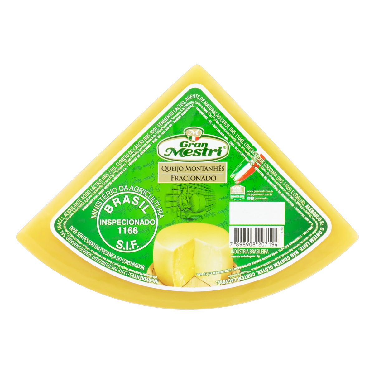 Queijo Montanhês Fracionado Gran Mestri