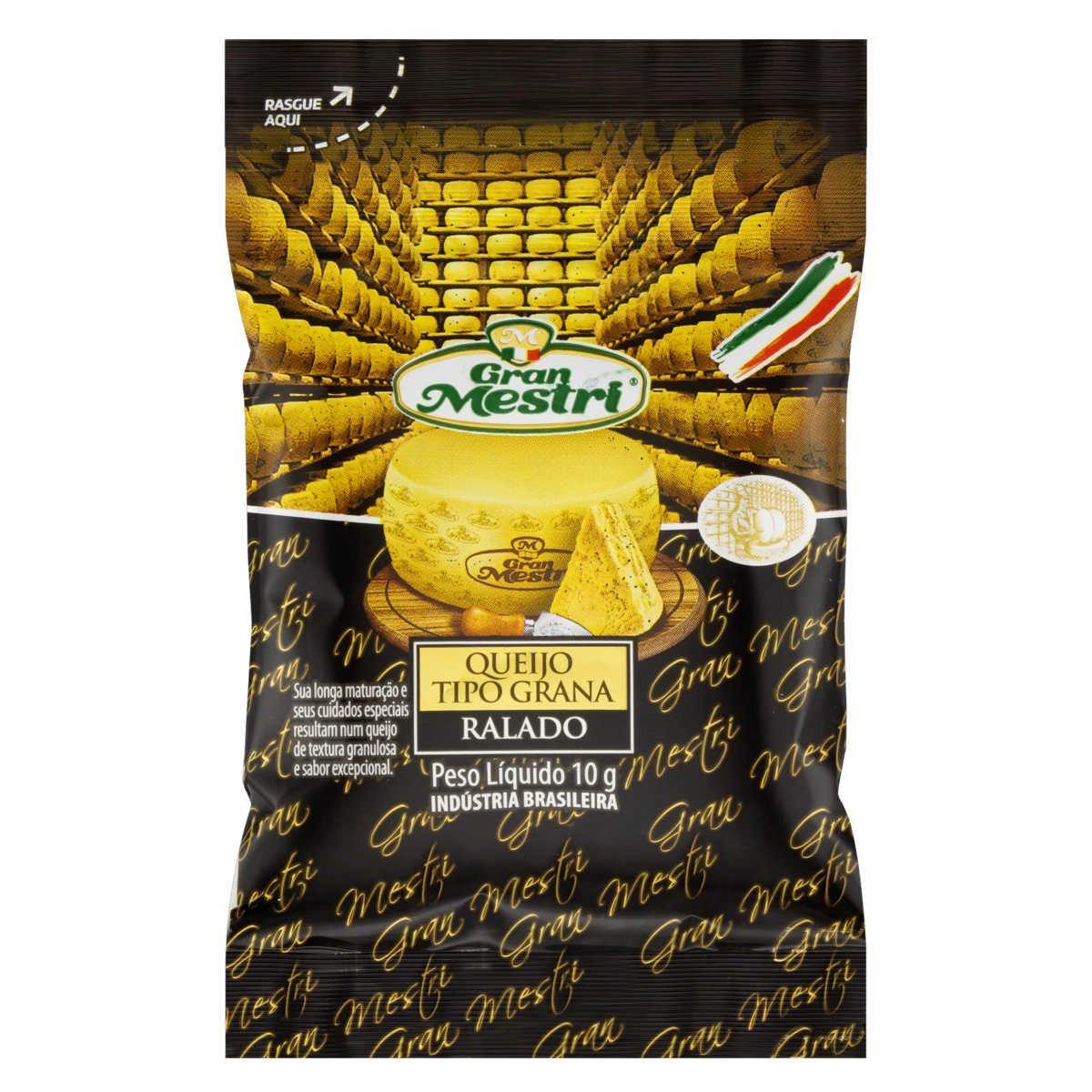 Queijo Grana Ralado Gran Mestri Pacote 10g
