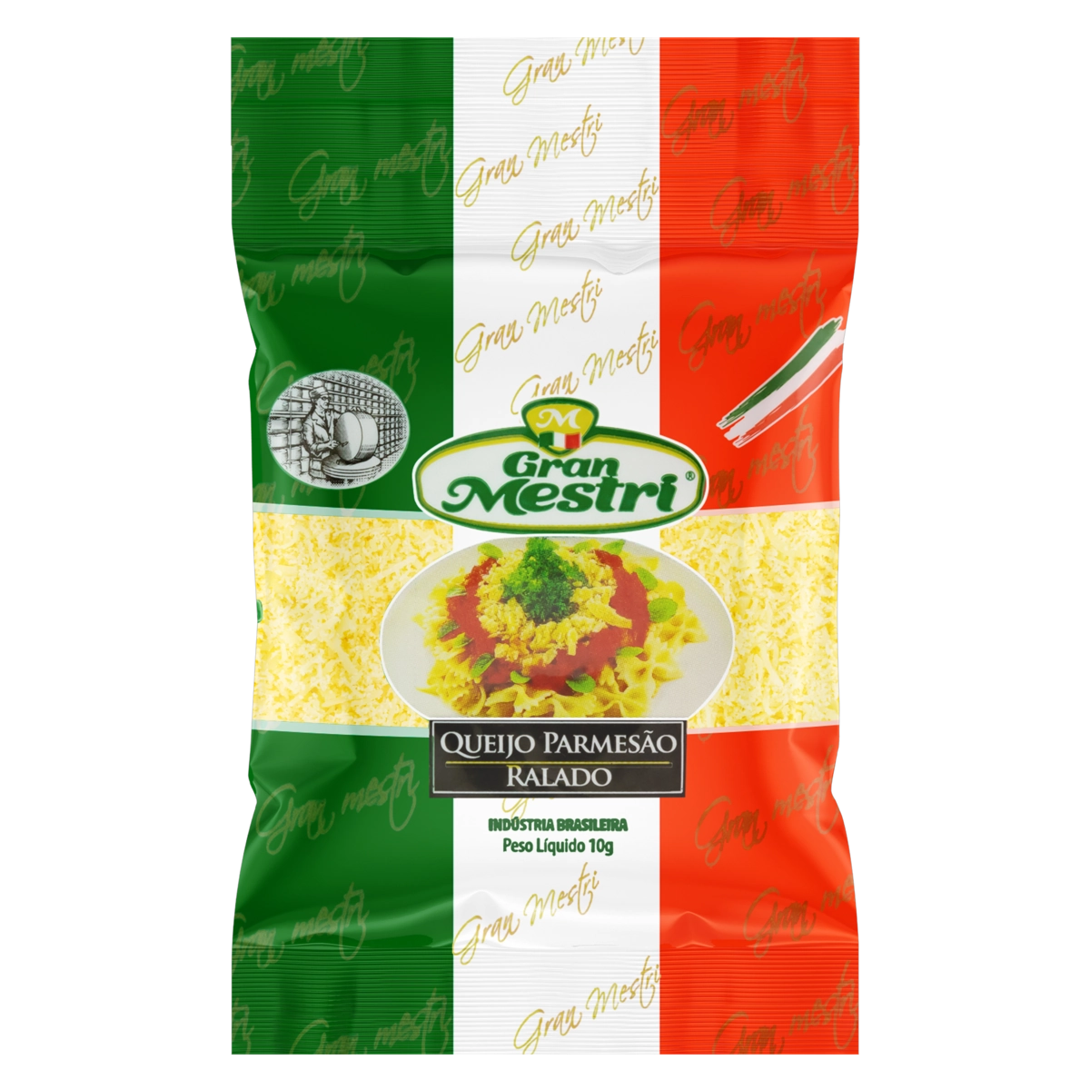 Queijo Parmesão Ralado Gran Mestri Pacote 10g