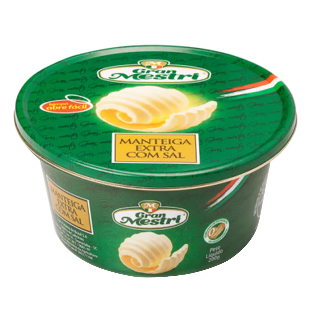 Manteiga Extra com Sal Lata GRAN MESTRI 200g