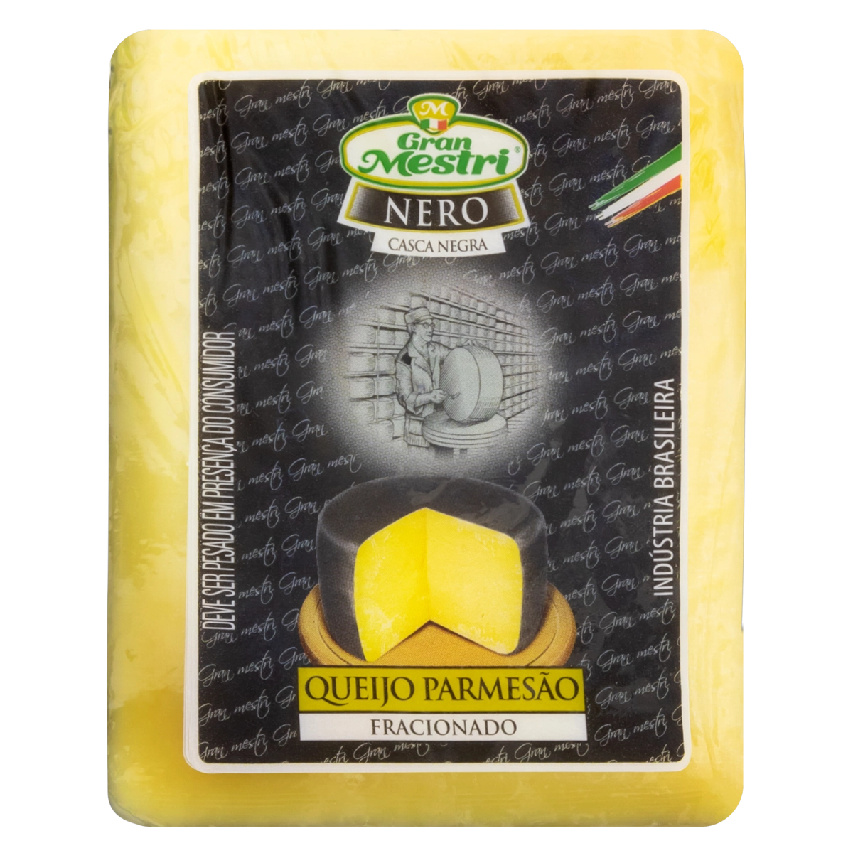 Queijo Parmesão Nero Fracionado Gran Mestri