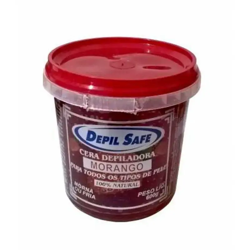 Cera Depilsafe 600g Morango D Tributos 0.00