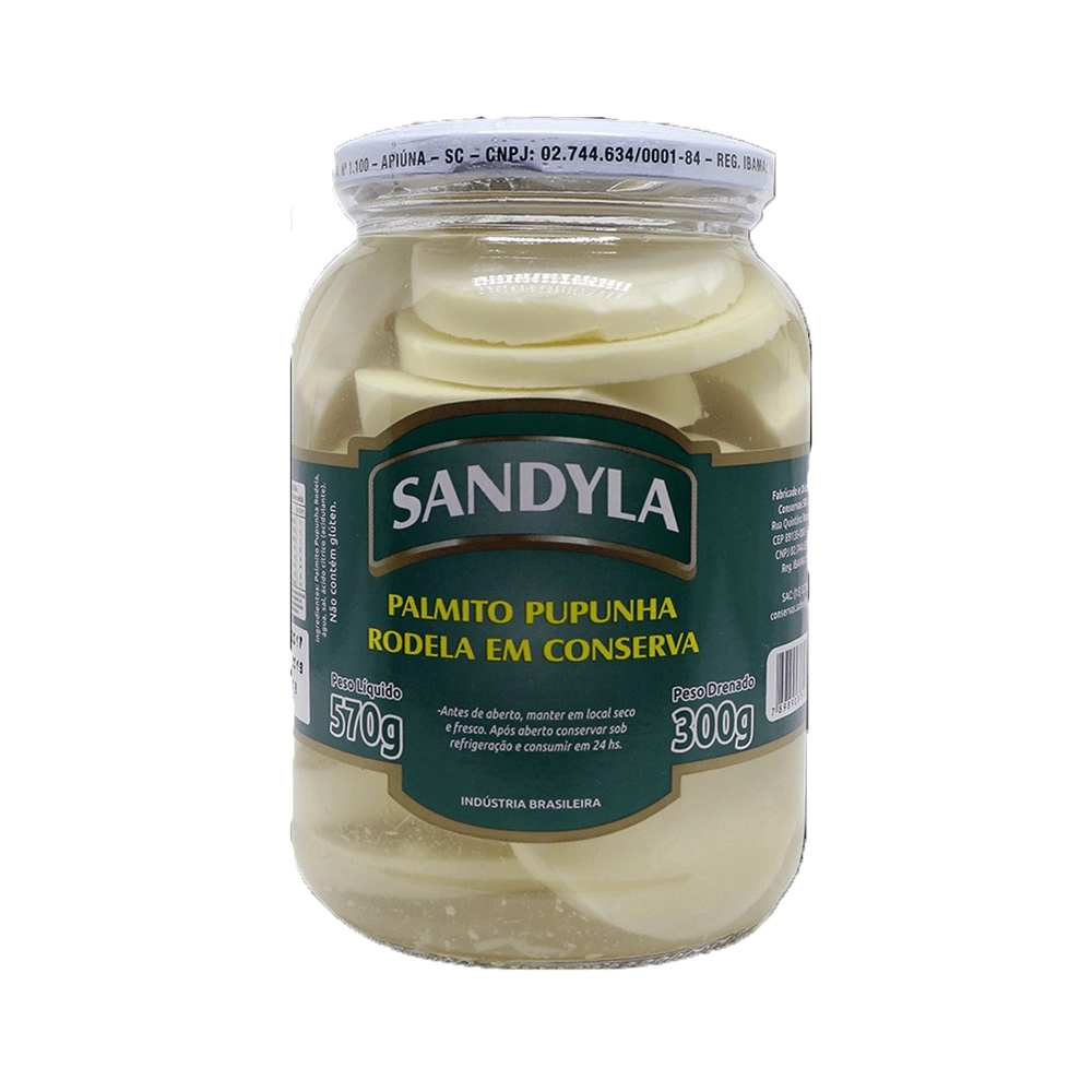 Palmito Acai Sandyla 300g Rodela