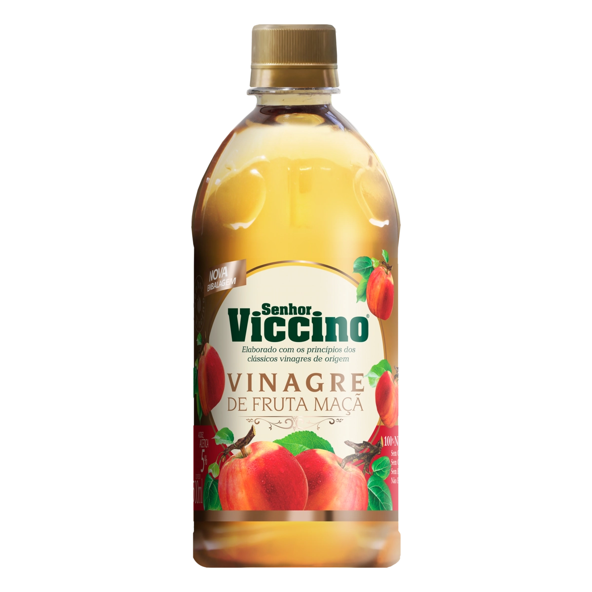 Vinagre de Maçã Zero 500ml - Senhor Viccino