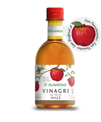 Vinagre De Maçã Almaromi Frasco 400ml