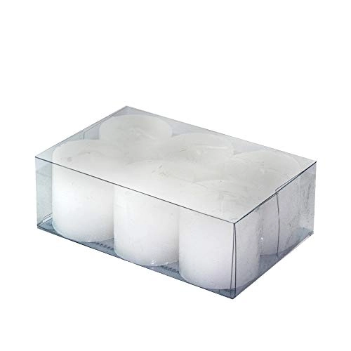 Pct C/6 Velas Brancas 5x5cm Candela