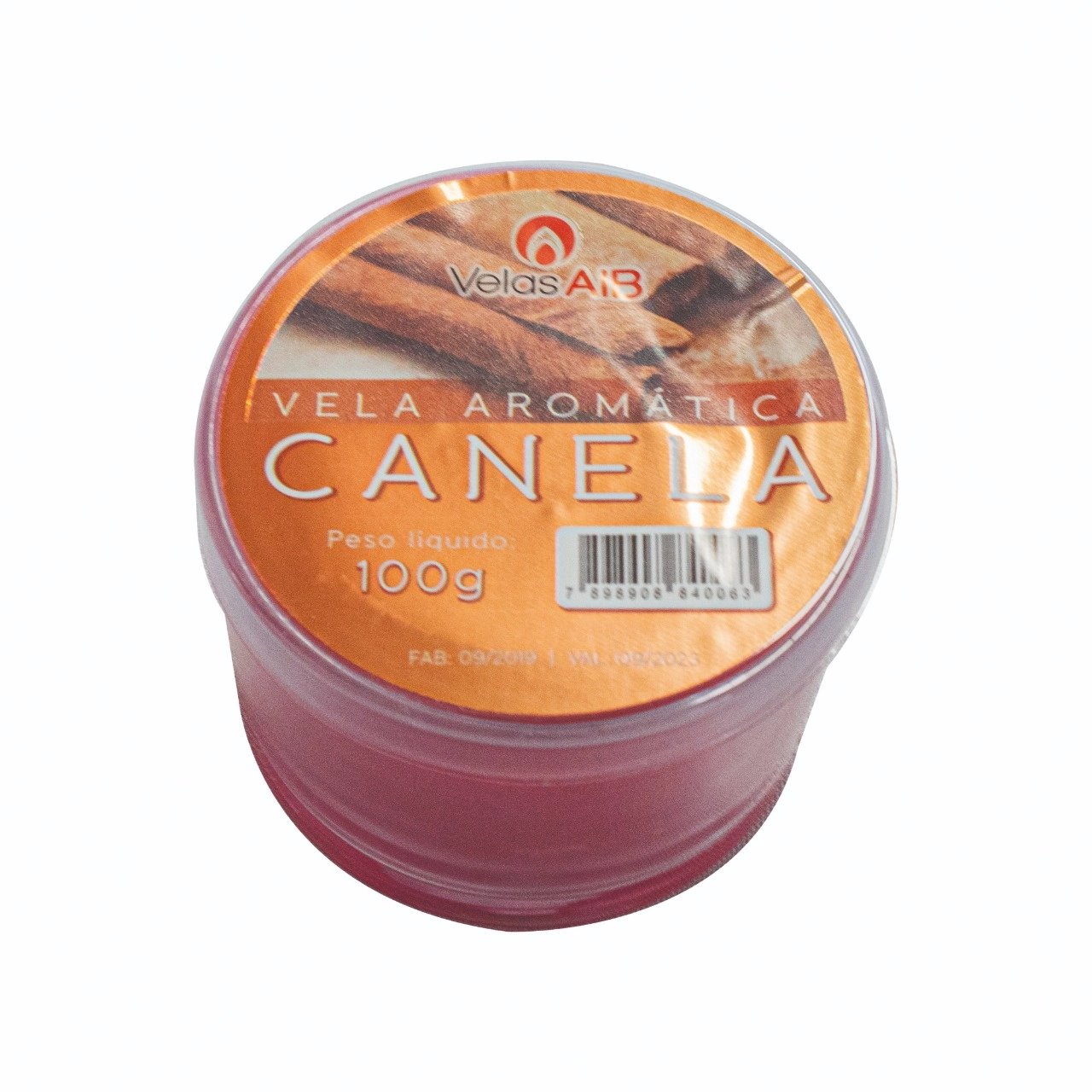 Vela Copo Liso Canela