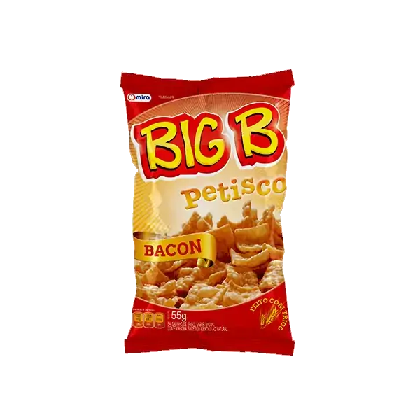 Salgadinho Mira Snack Big B Bacon Frito