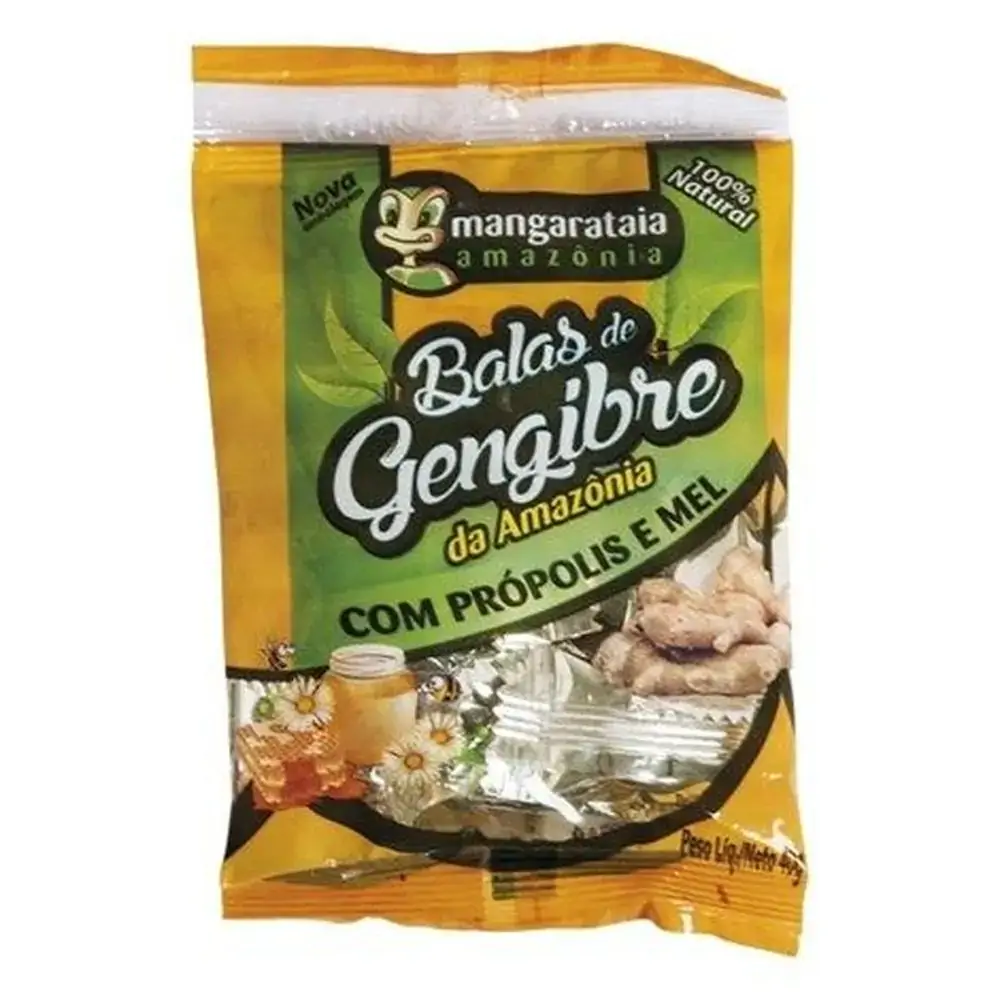 Amazonia Bala Gengibre Propolis E Mel 40g Alimentos