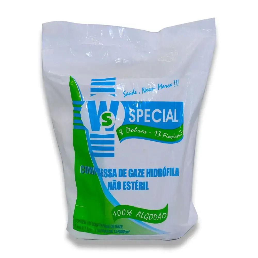 Compressa De Gaze Ws Special 13f 500unidade