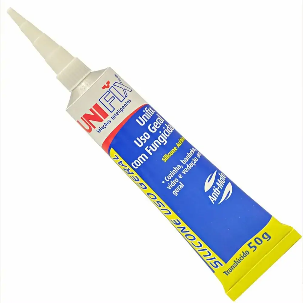 Cola Silicone Uso Geral C/fungicida Bisnaga 50g
