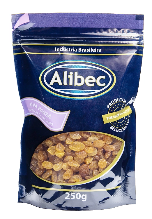 Uva Passa Branca S/semente 250g Alibec