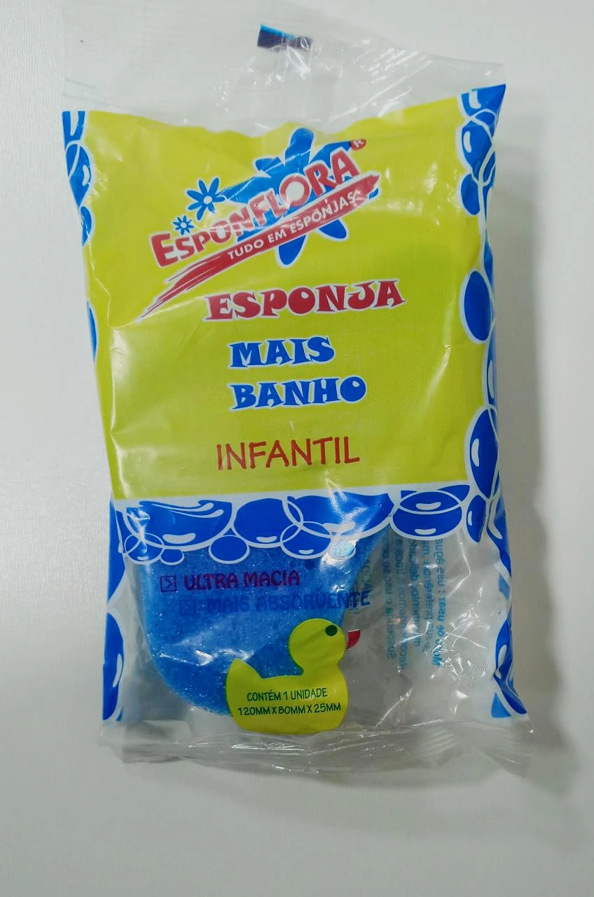Esponja Banho Infantil Esponflora