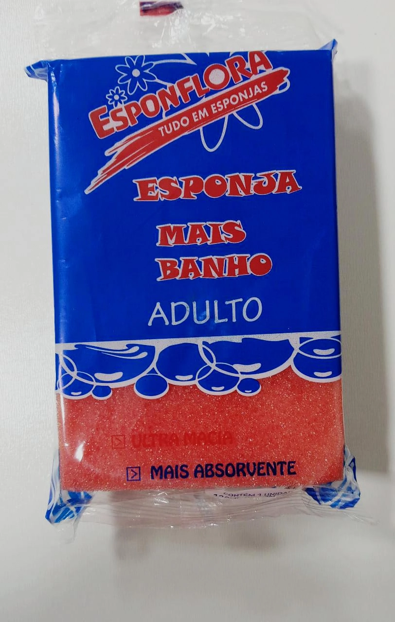 Esponja Mais Banho Adulto Esponflora