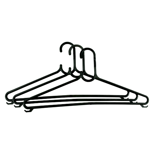 Cabide Plastico Millenium 5x1 Preto