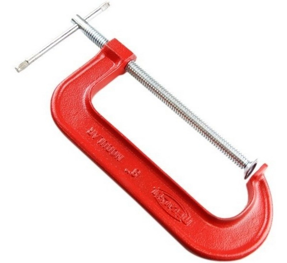 Grampo Tipo C N08 200mm Ferro Fundido Metalsul Gc035