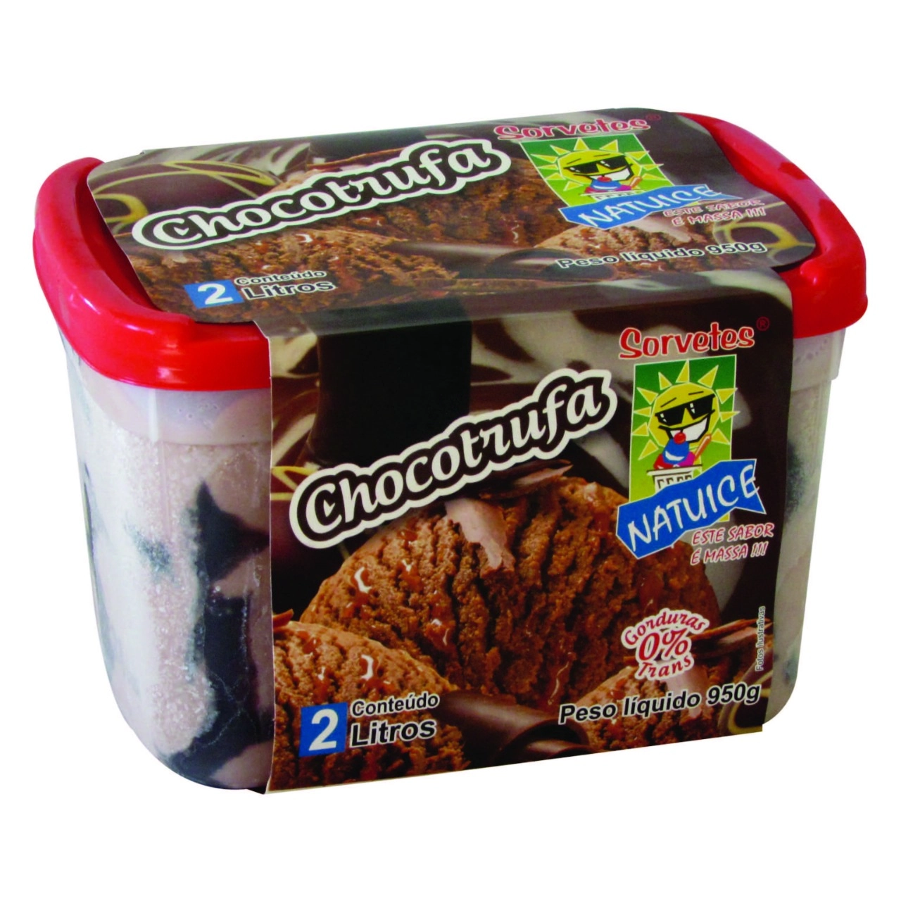 Sorvete Natuice 2l Chocotrufa