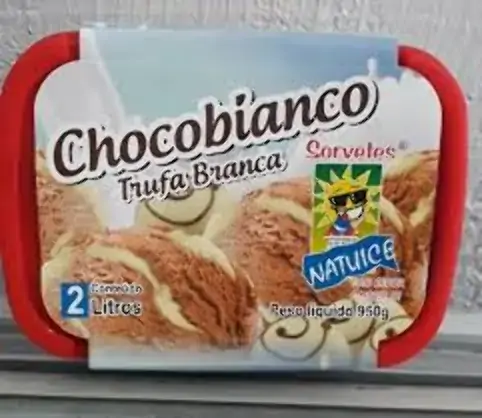 Sorvete Natuice 2l Trufa Branca