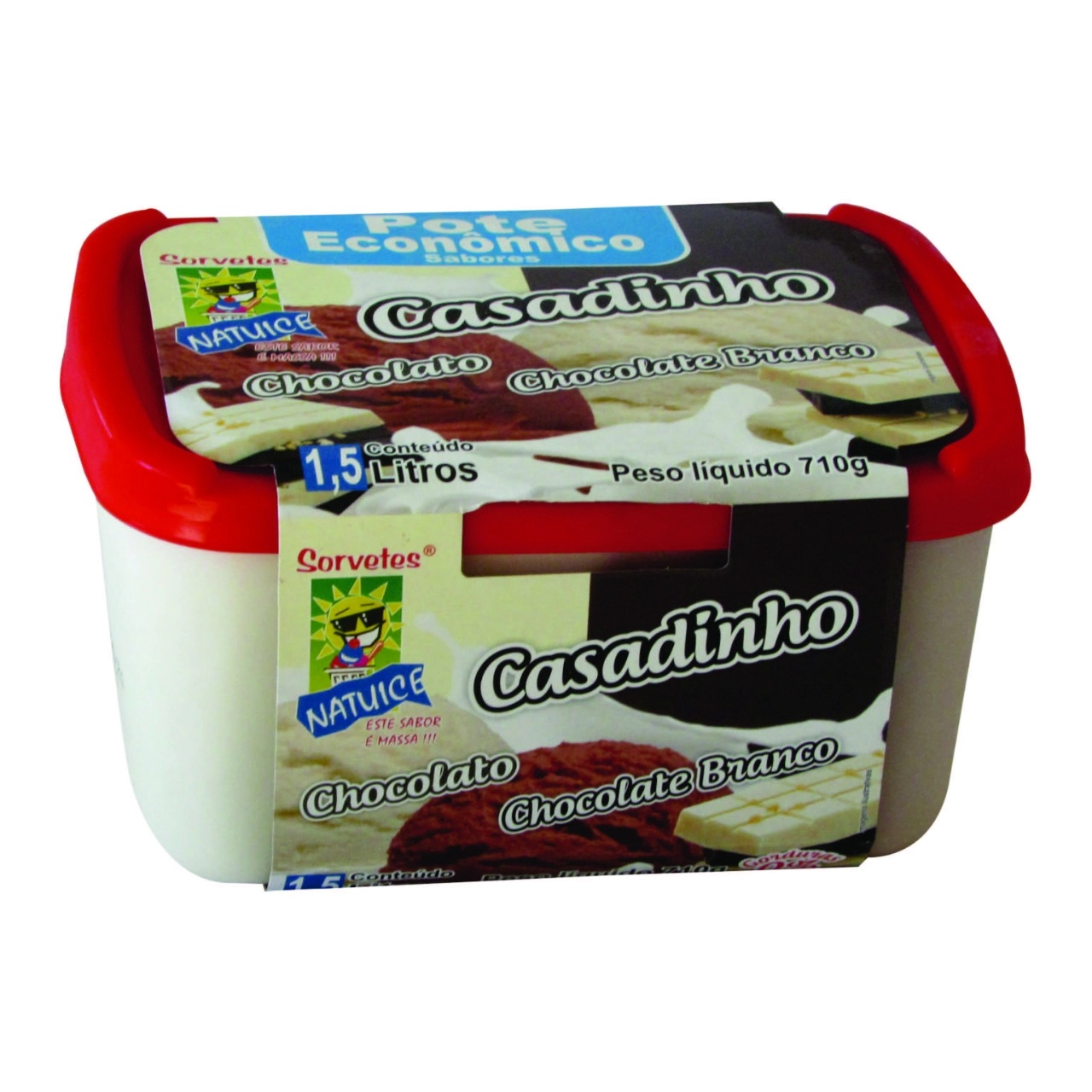Sorvete Natuice 1,5l Leite Casadinho