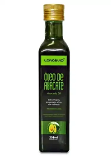óleo De Abacate Extra Virgem Longevid 250ml
