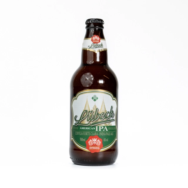Cerveja American Ipa Lübeck Garrafa 500ml