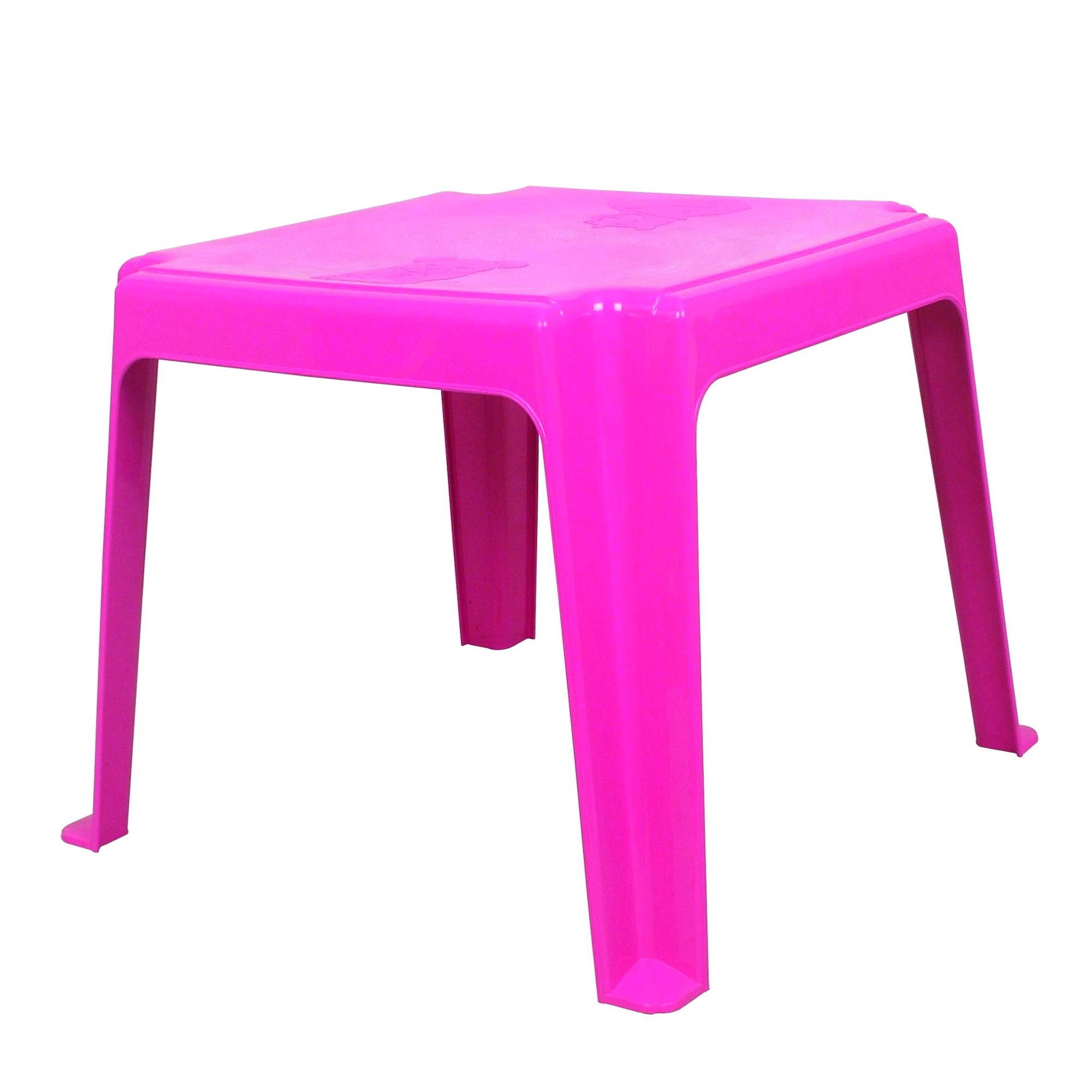 Mesa De Plástico Infantil Rosa