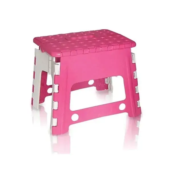 Banqueta Dobravel Infantil Rosa