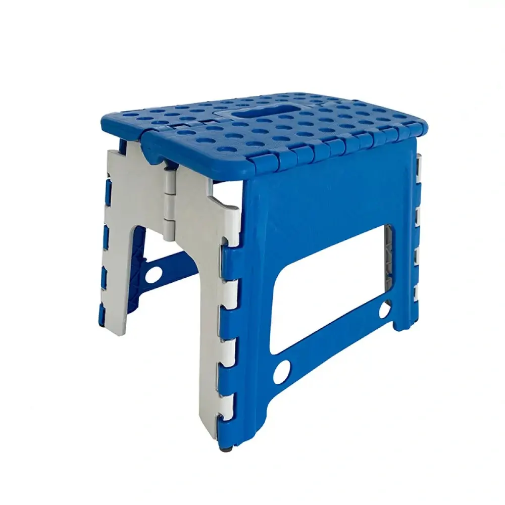 Banqueta Dobravel Infantil Azul