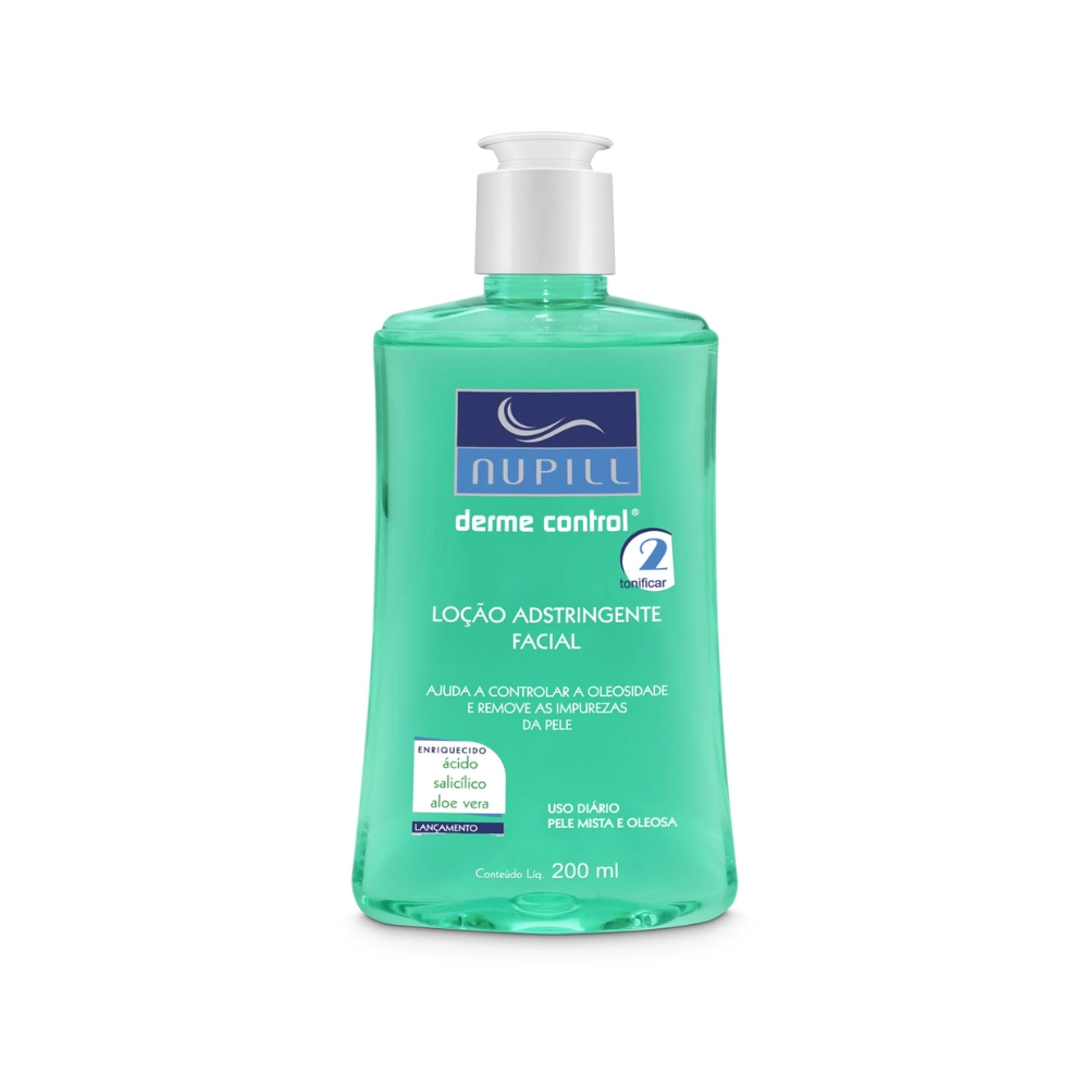 Loção Adstringente Facial Derme Control Nupill