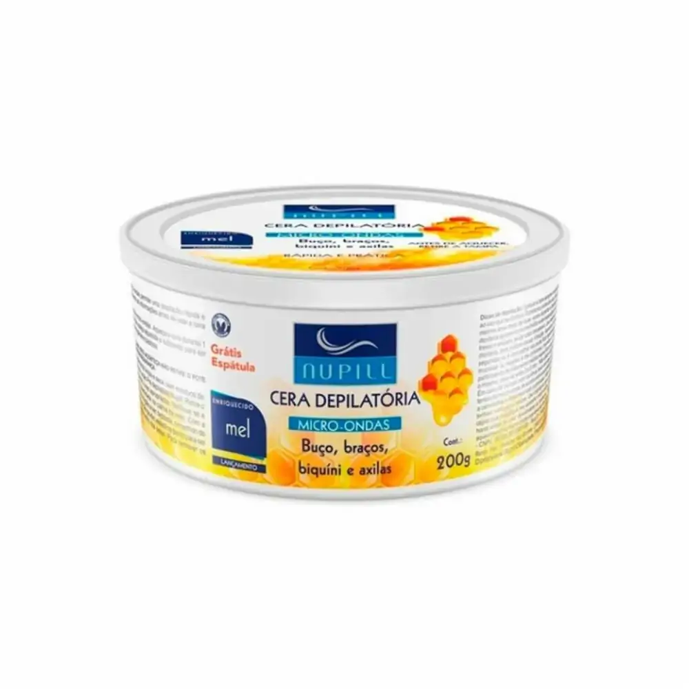 Creme Depilatorio Nupill Micro Ondas Mel 200g